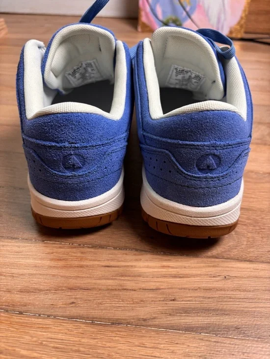 Airwalk Work Mongo Composite Toe Industrial Shoe Blue Suede 10 Wide Womens - Picture 5 of 9